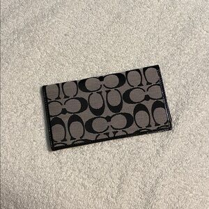 Coach Checkbook Cover